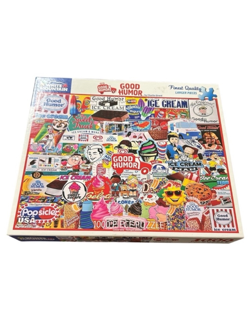 White Mountain Good Humor 1000 piece Puzzle in excellent condition
